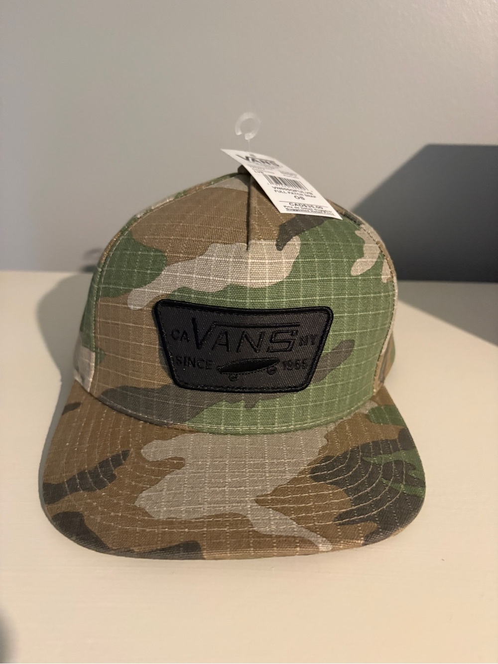 Vans Camo Snapback Hat - Green & Brown